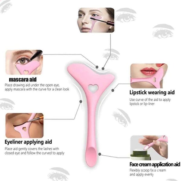 Eyeliner Stencil skabelon - Make up