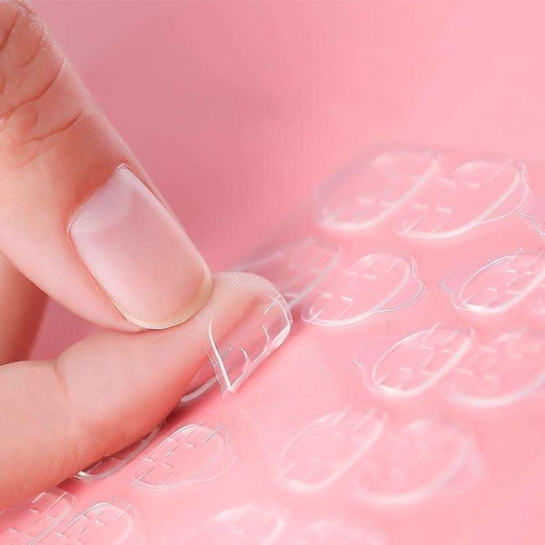 240stk Dobbeltsidig False Nail Art Tape Lim - Neglelim