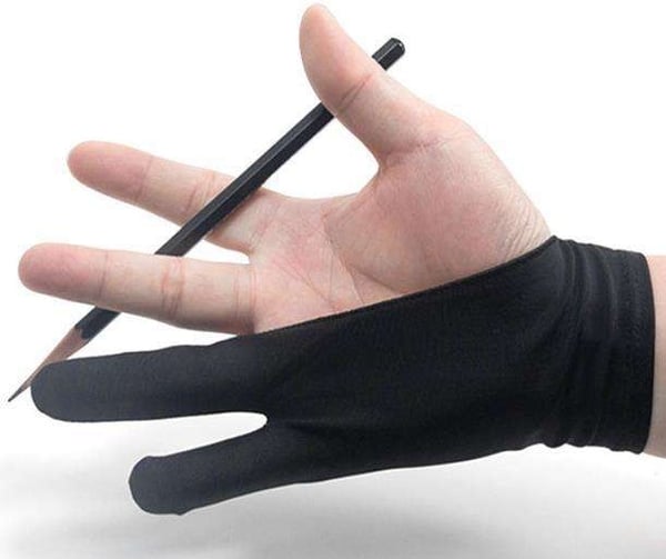 Taiteilijakäsine piirustuspöydälle - Glove