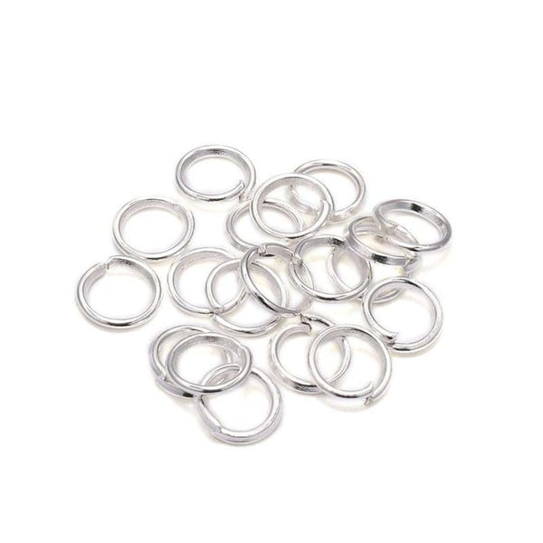 Højkvalitets rustfri kirurgiske splitringe - 200 stk - 4mm