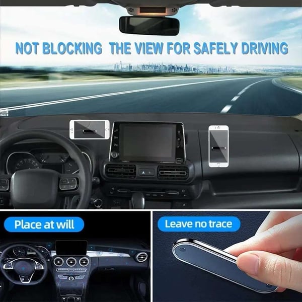 Universal mobilholder for bilen - enkel, fleksibel med magnet