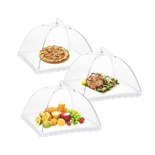 Pop-Up Mesh Food Paraply - Stilig beskyttelse for måltidene dine