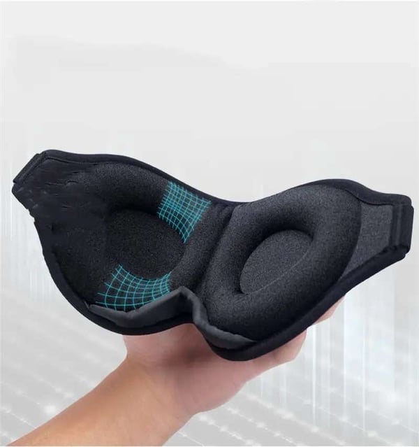 Innovativ søvnmaske, lysblokerende øjenmaske til søvn, lur, meditation, rejser