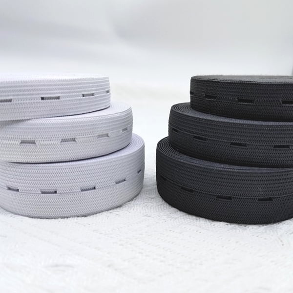 Elastisk knaphulsbånd Elastisk bånd, praktisk og alsidigt