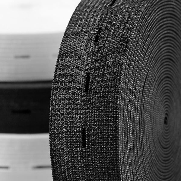 Elastiskt Knapphålsband Resårband, Praktiskt och Mångsidigt