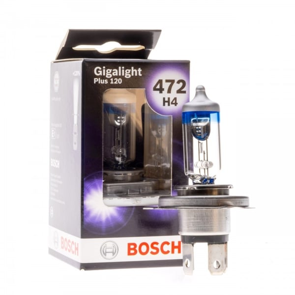 BOSCH H4 Gigalight plus 120% 55w 12v P43t 2-pack