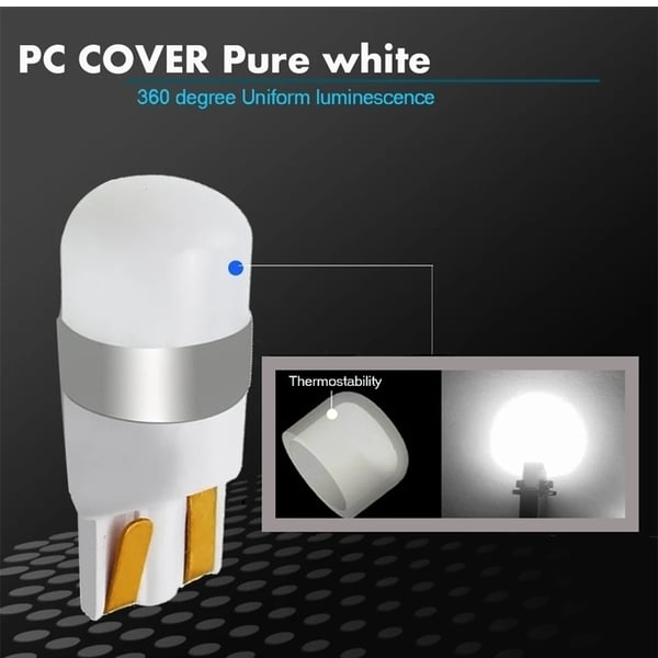t10 w5w keltainen-oranssi, 4-pack, LED-lamput, joissa on 1 kpl 3030smd-siru.