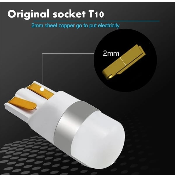 t10 w5w valkoinen, 4-pack, LED-lamput 1 kpl 3030smd-sirulla.