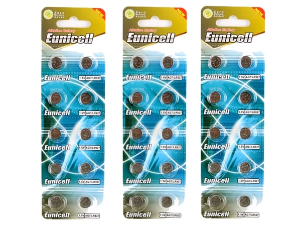 30-pack batterier AG7 SR927sw SR927 GP399 LR927 SR57 V399 395 399
