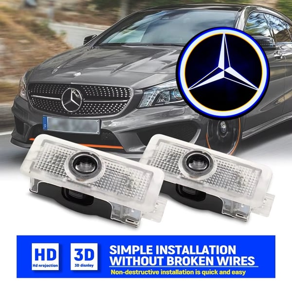 Mercedes Laser logga led t. dörrar w218 w219 a207 c207 w117 AMG Mercedes Laser logga led t. dörrar w218 w219 a207 c207 w117 AMG