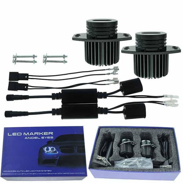 Angeleyes 40W LED-lys til BMW E90 E91 med original Xenon 2005-07