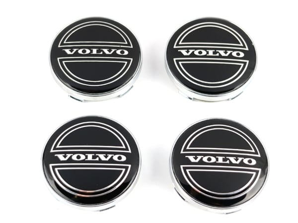 Volvo centrumkåpor till fälgarna 60mm passar 57mm hål 4-pack