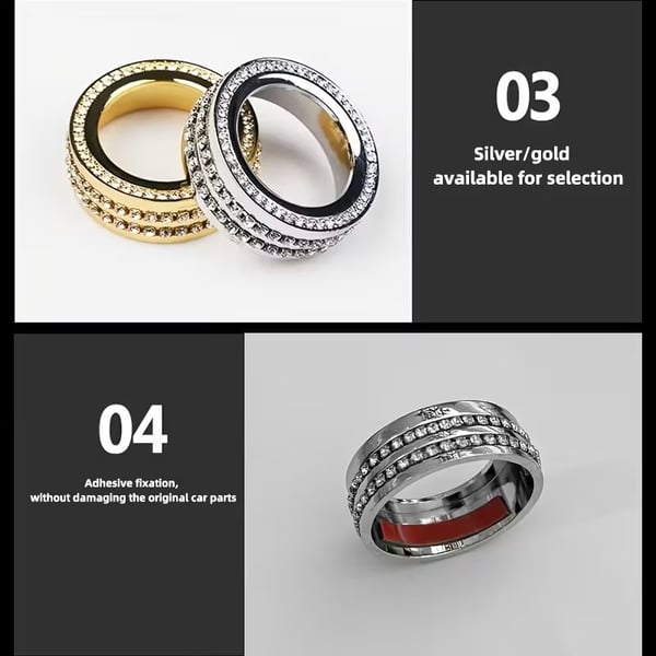 Bling Bling volymknapp till  Volvo S60 V60 XC60 S90 V90 XC90 CC40