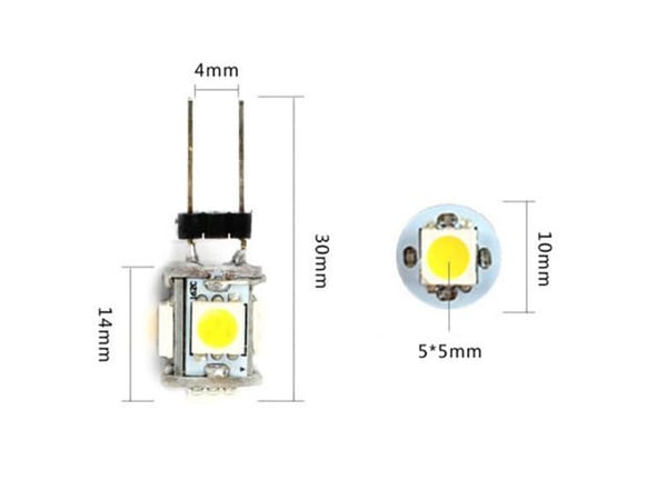G4 3200k 2-pack Led lampa till husvagn bil husbil båt G-4