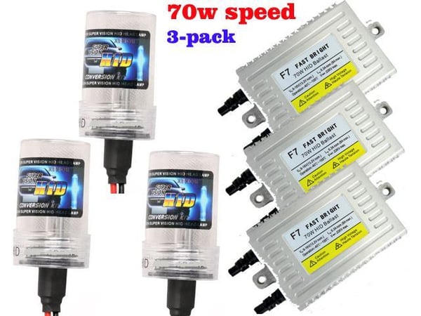 Xenon Speed start 70W D2y D2h 5000K AC digital kit xenonkit 3st