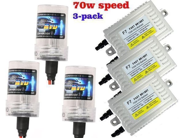 Xenon Speed start 70W H7 6000K AC digital kit xenonkit 3st