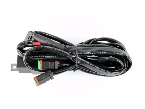 Kabelsats 80A reläkabel strömkabel arbetsljus ledramp 2x DT