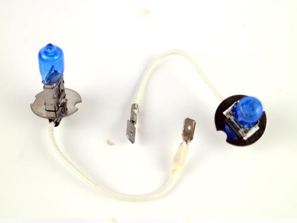 H3 4300k white halogen 55w lampor