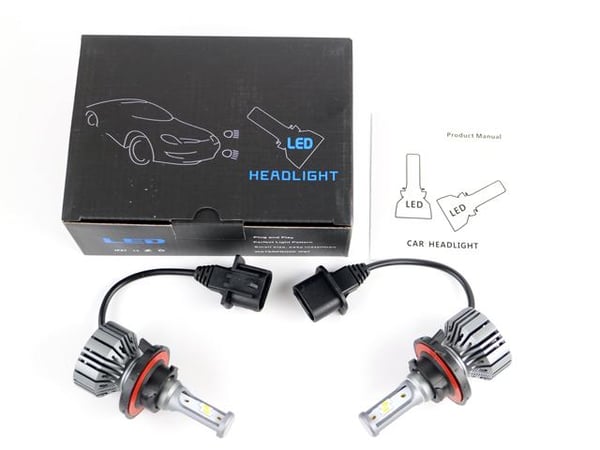 H13 Led halvljus + helljus 7000 lum 35w CSP chip 6000k W50 kit