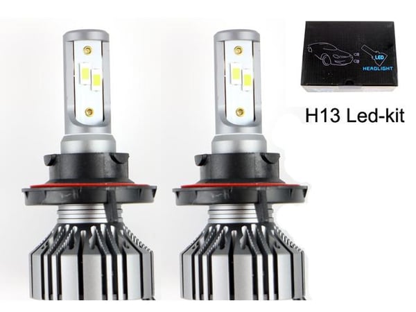 H13 Led halvljus + helljus 7000 lum 35w CSP chip 6000k W50 kit
