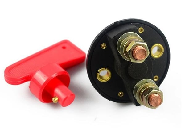 Pääkytkin "Heavy Duty" 400 A 12 V 24 V, kestävä