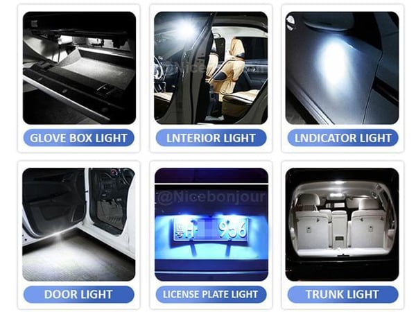 Canbus C5W 36mm Led 400 lumenia 6000K 2 kpl pakkaus