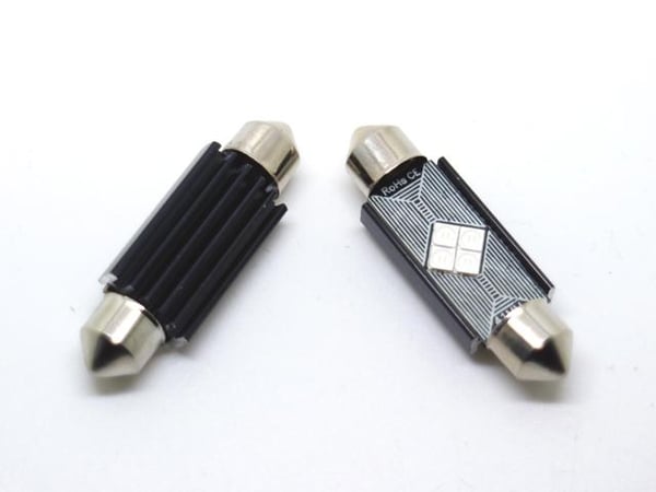 Diodilamppu 41mm 42mm sininen Canbus LED 3535SMD 2 kpl C5W C10W