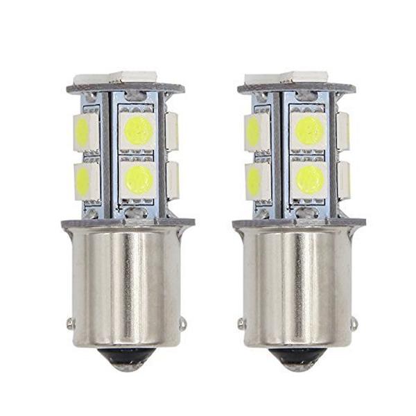 Ba15s r5w r10w 1156 Led-lamput 3000K lämmin valkoinen 2-pack .