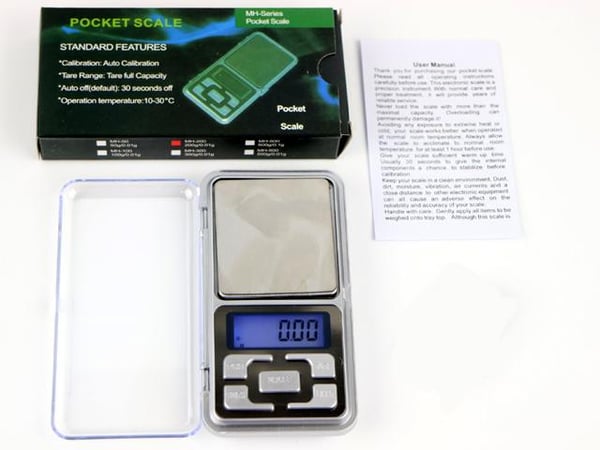 Digitaalinen vaaka 0,1 g - 500 g Taskuvaaka MH-500