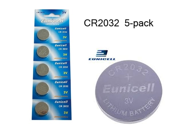 CR2032 5-pack litiumparistot 3V