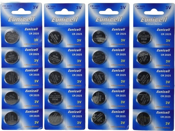 CR2025 20-pack litiumparistot 3V