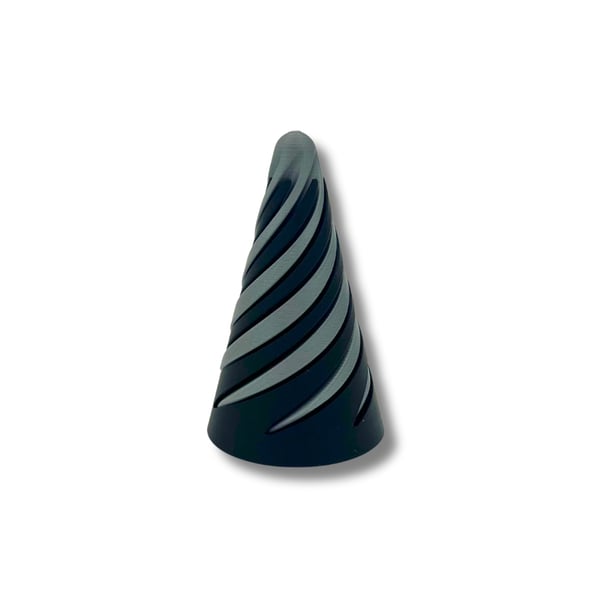 Umulig gjennomgangs spiral kjegle 3D-printet