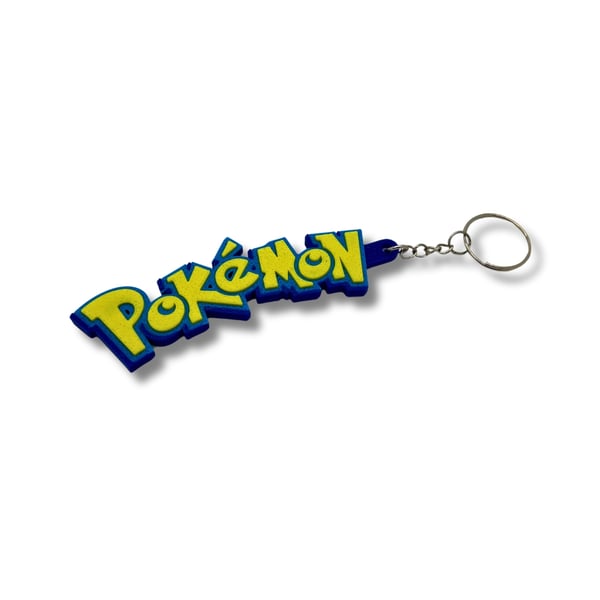 2x Pokemon nøglering kæde lynlås ophæng