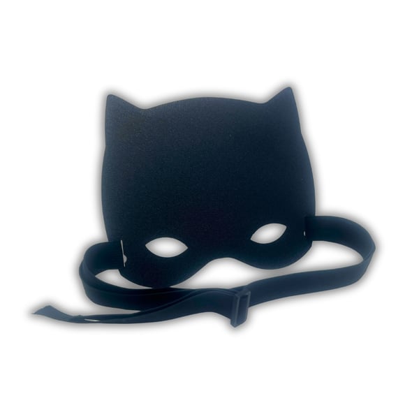 Black Panther-stil superheltmaske – cosplay-kostyme til Halloween