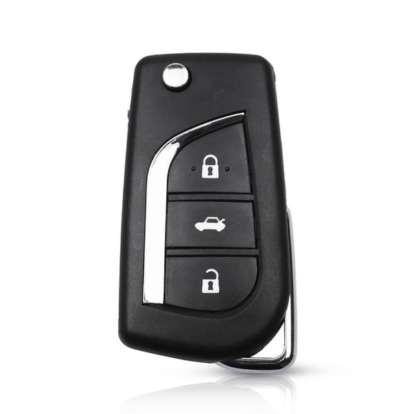 3 Knapper Flip Key Shell Remote Case for Toyota