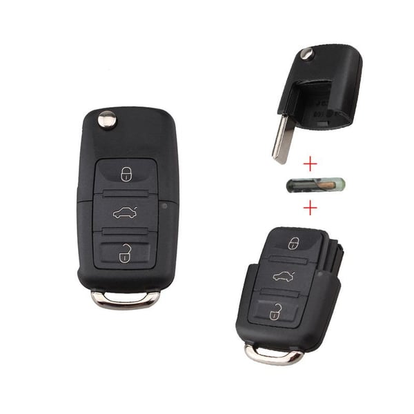 3 knapper 434Mhz fjernnøkkel 434Mhz for VW Volkswagen Skoda