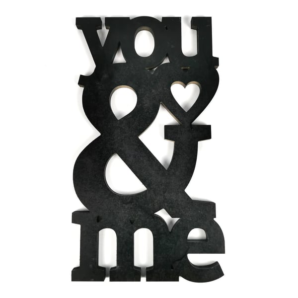 You & Me valentines day love home decoration 53cm