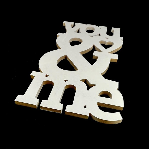 You & Me valentines day love home decoration 53cm