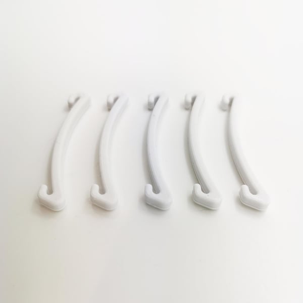 10x ørebesparende bakhode lite klips for maske
