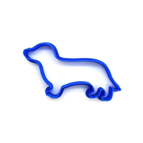 Dachshund hund 8 cm cookie cutter 2 stk