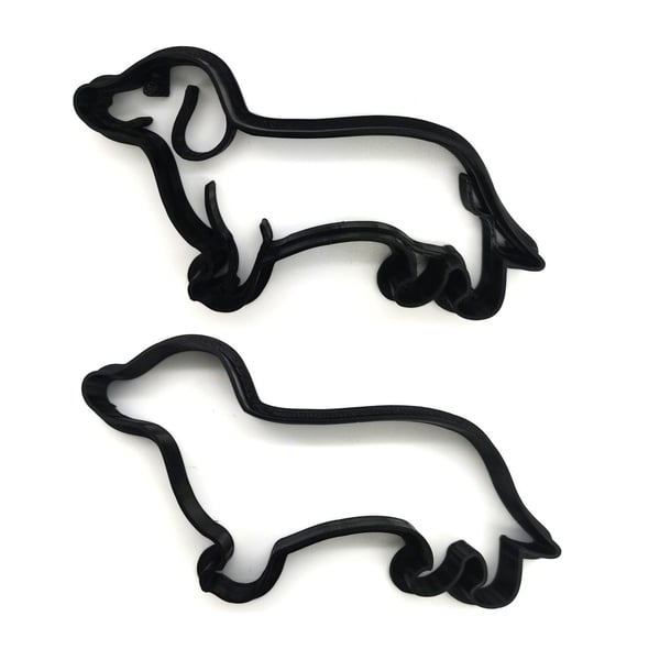 Mäyräkoira 8 cm pikku leikkuri 2 kpl