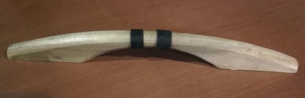 Viking Odin Horn av tre, håndlaget skjold SWE25