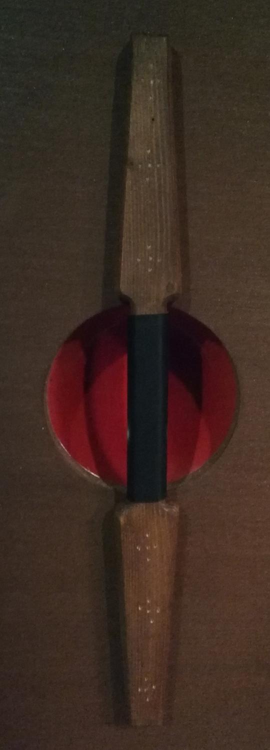 Treslavisk Viking Helm Of Awe håndlaget skjold SWE36