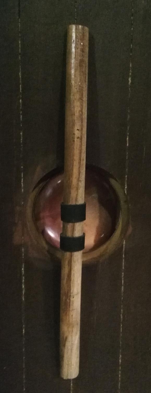 Håndlavet træ-vikingeskjold metalgitter SWE40