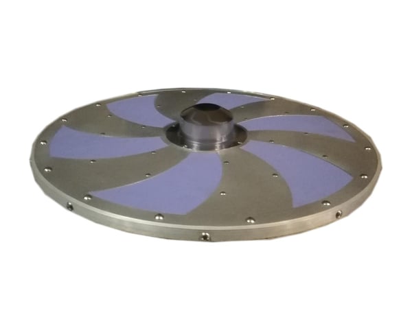 Træ / metal middelalderlig læderbase Viking Shield SWE58