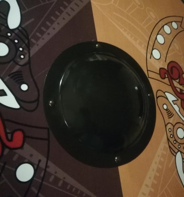 Tre middelalderlig lærgrep Viking Shield SWE75