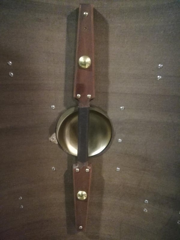Træ / metal middelalderlig Kalasag Warriors Shield SWE121