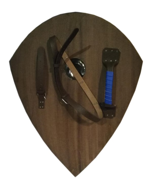 Wooden Cross Holy Knight Scottish Shield SWE150