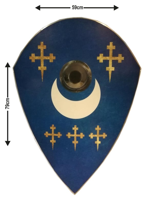 Wooden Cross Holy Knight Scottish Shield SWE150