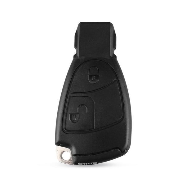 2 -knapp Remote Key Shell Battery Holder for Mercedes Benz